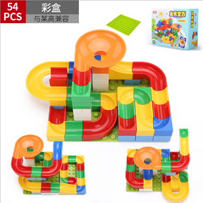 Children Large  Particles Assembled Slide Puzzle Blocks Toys 3-10 Years Old Boy Toy