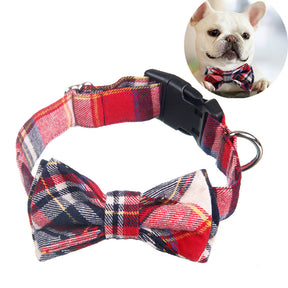 Pet bow collar