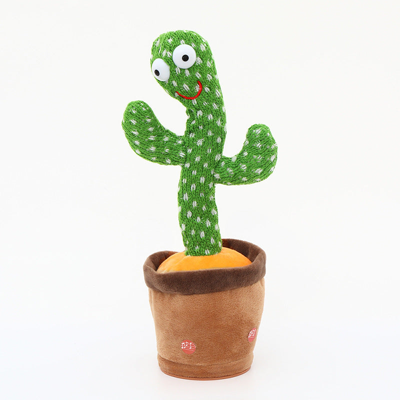 Dancing Cactus Enchanting Flower Electric Plush Toy Twisting Music Song