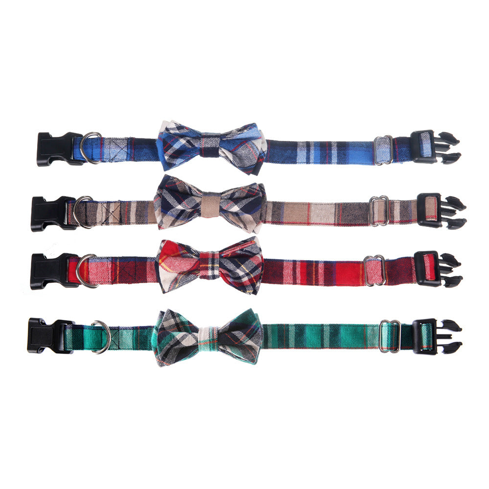 Pet bow collar