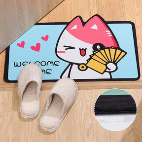 Cartoon Welcome Entrance Doormats Carpets Rugs For Home Bath