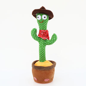 Dancing Cactus Enchanting Flower Electric Plush Toy Twisting Music Song